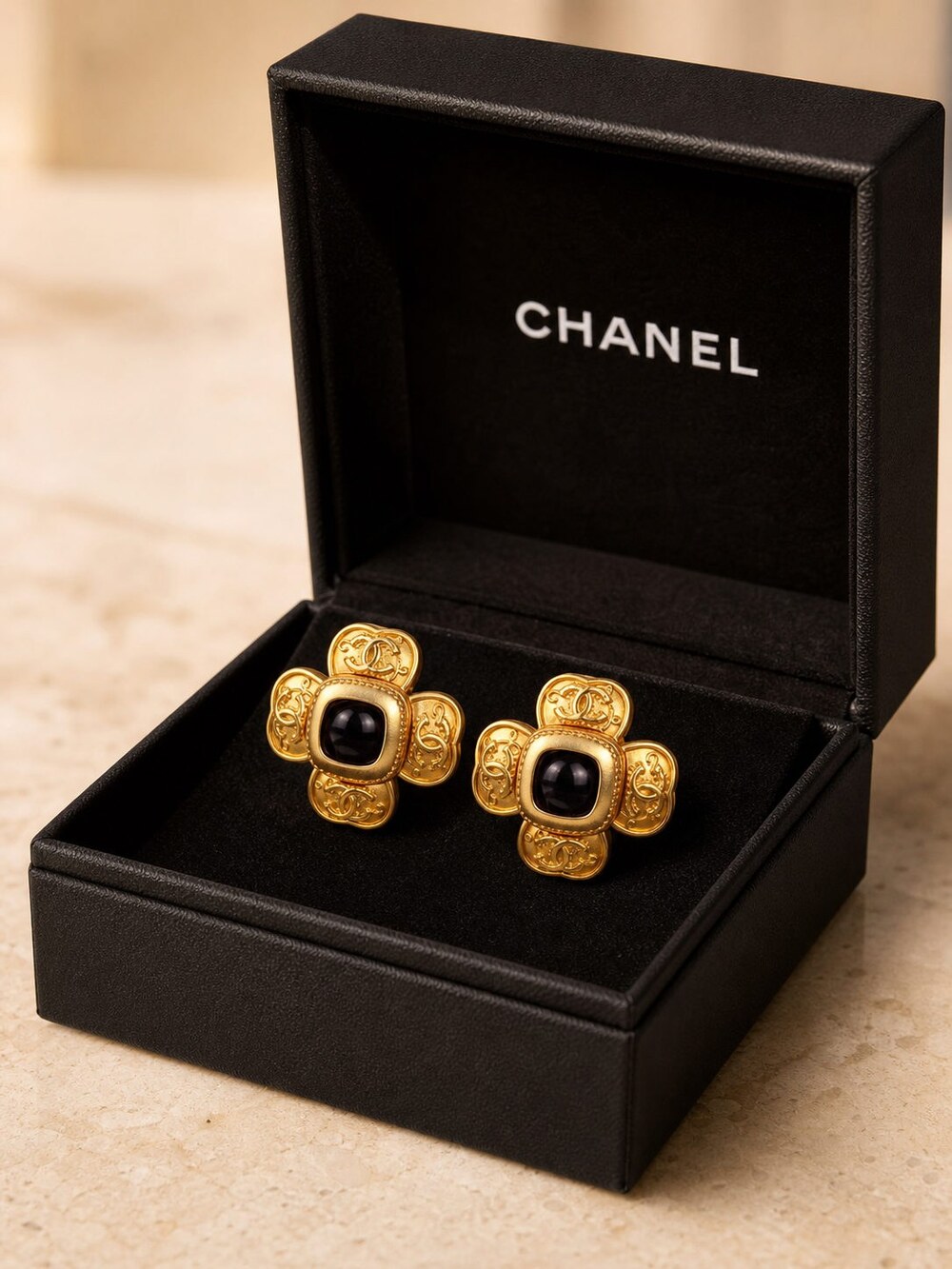 CHANEL Classic Parisian Earrings Style 1 | New with Box - Picture 3 of 9